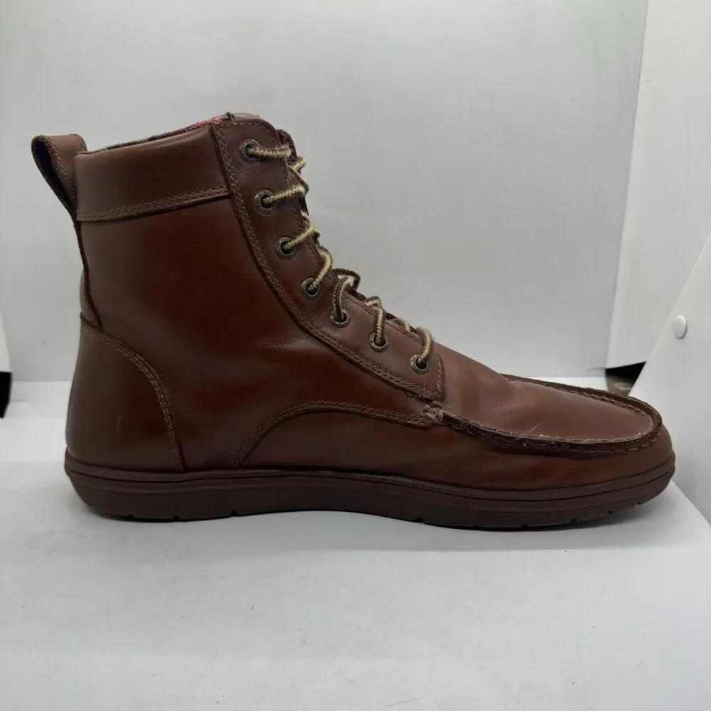 LEMS Boulder Boot Mens 12 Shoes Russet Brown Ultra Lightweight Outdoor Hiking